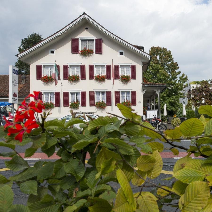 Hotel Ristorante Schloessli Meggen Dış mekan fotoğraf